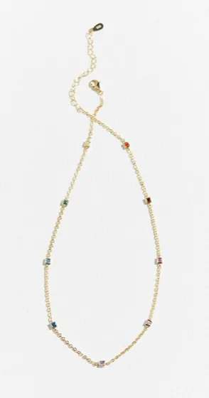 Urban Outfitters x Stella and Bow Blue necklace