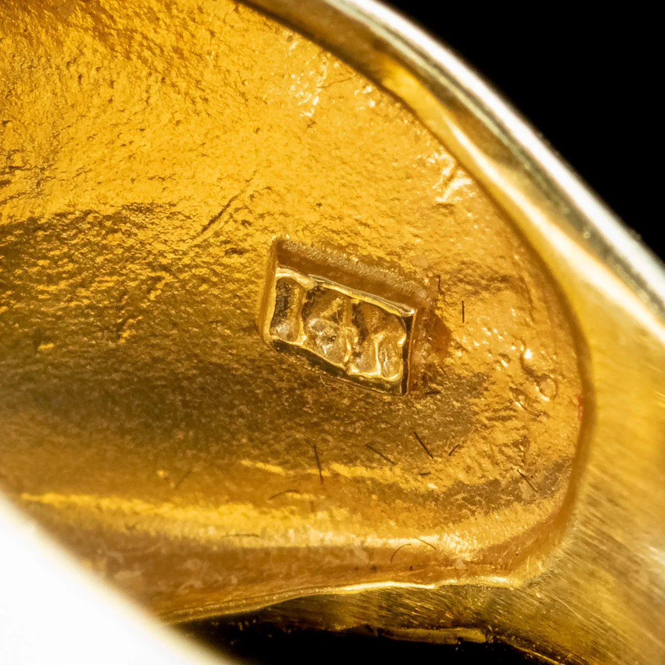 Vintage Smoky Quartz Diamond Cocktail Ring 16ct Quartz