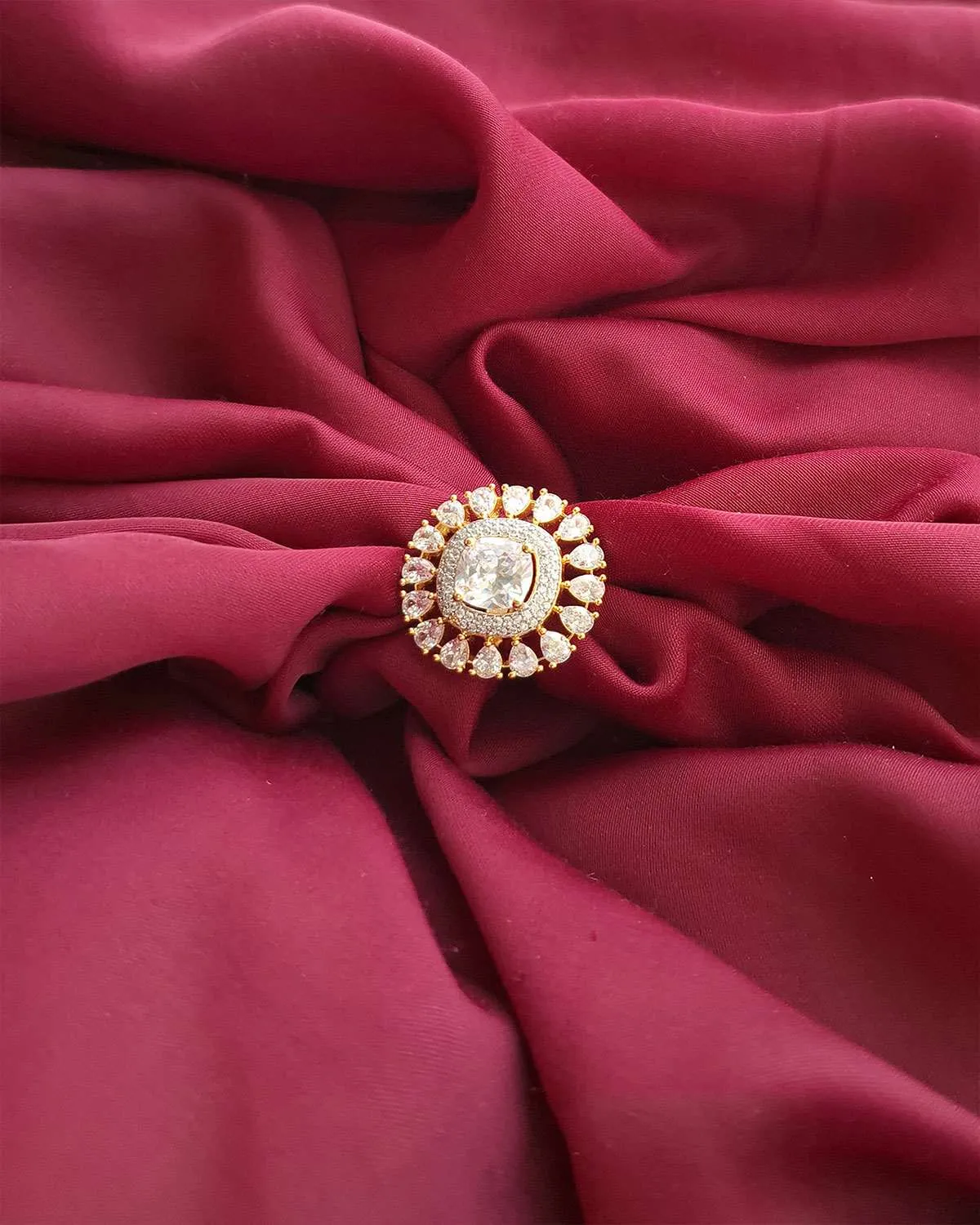 Zevarly Shobhana Cocktail Fancy Ad Ring