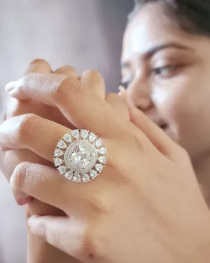 Zevarly Shobhana Cocktail Fancy Ad Ring