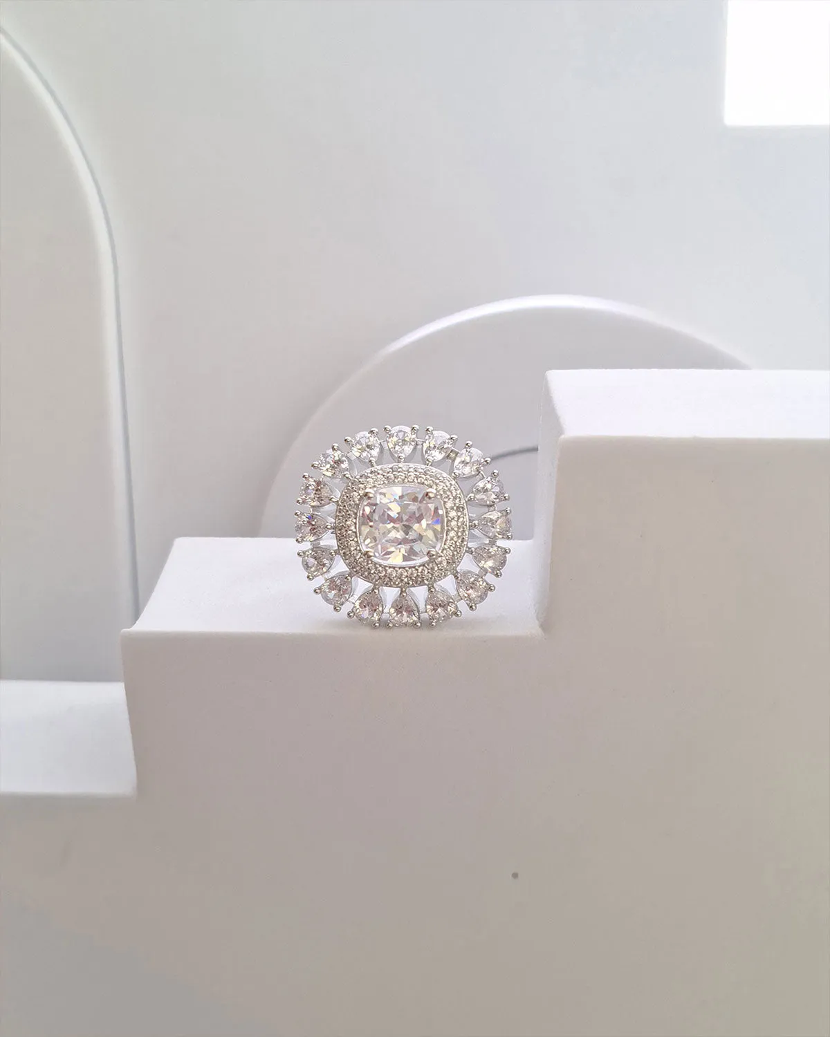 Zevarly Shobhana Cocktail Fancy Ad Ring