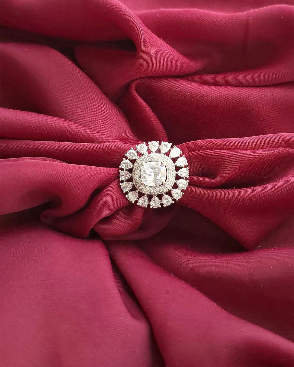 Zevarly Shobhana Cocktail Fancy Ad Ring
